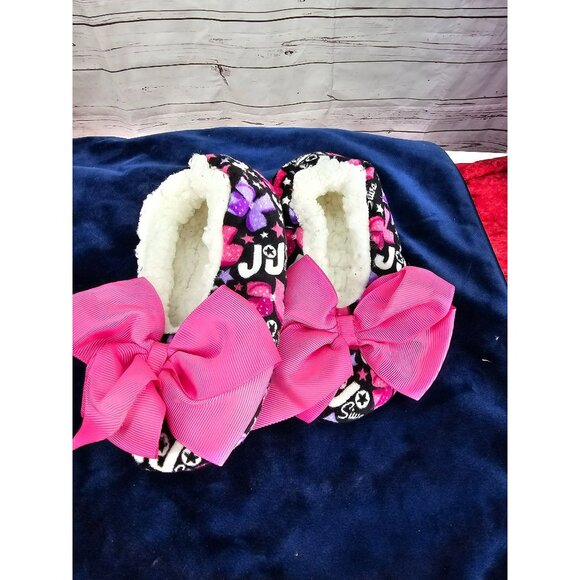 JoJo Siwa Girls Fuzzy‎ Slipper Socks Size 9/10 toddler - Picture 3 of 8